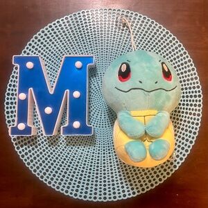 Squirtle Plush Toy - Blue and Yellow